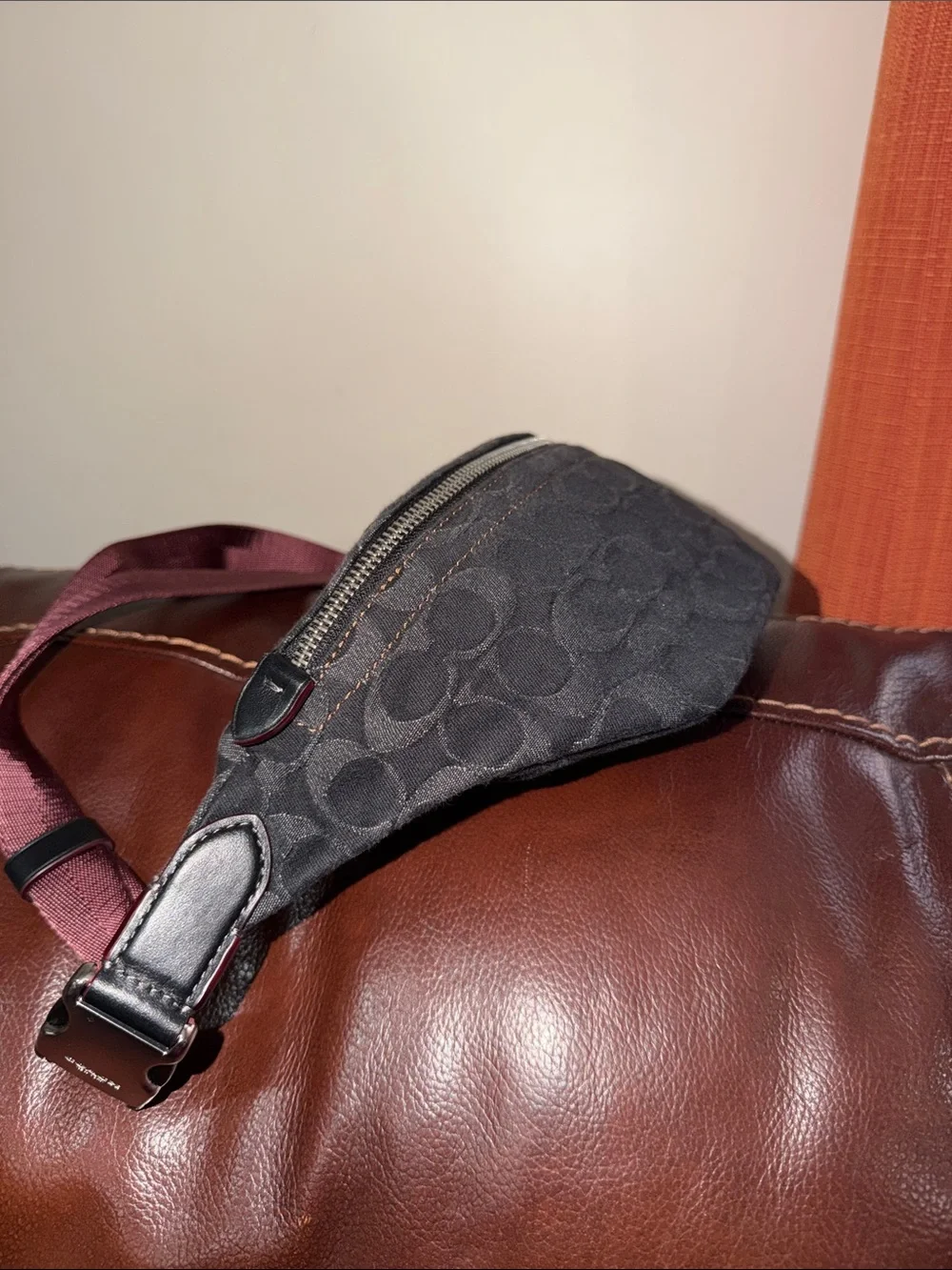 ‼️Coach Charter Belt Bag 7 In Signature Denim
